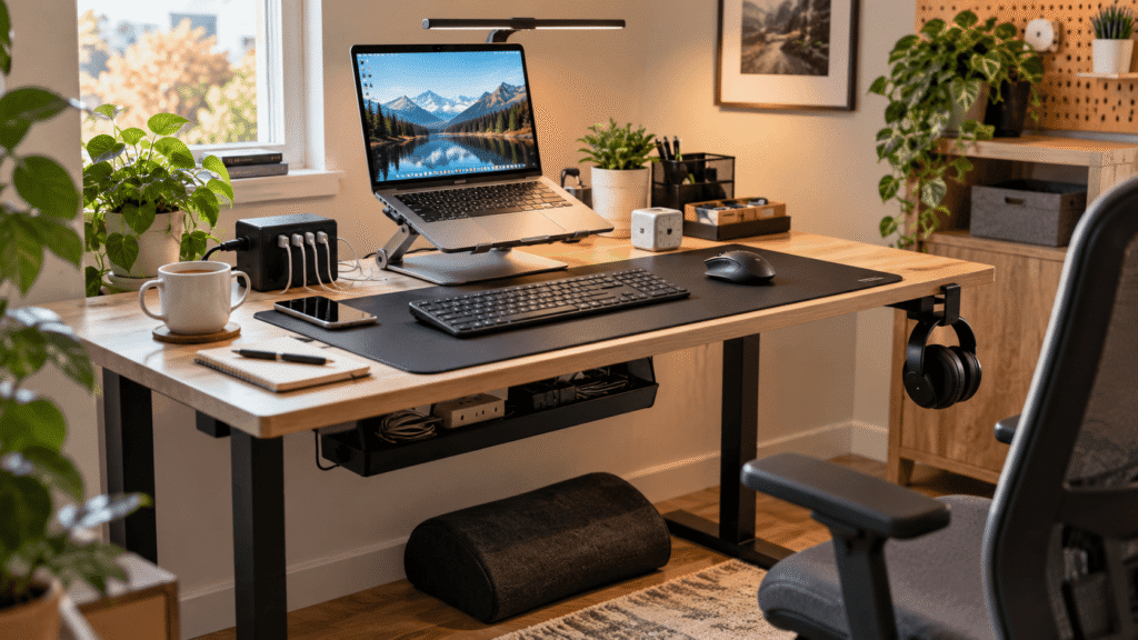 Home office setup with practical desk gadgets for Prime Big Deal Days 2026